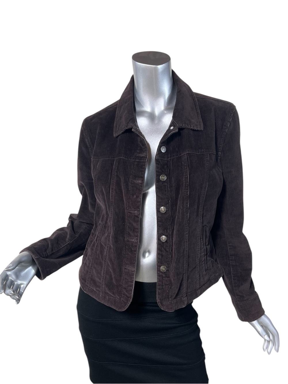Susquehanna Trail Outfitters STO Brown Corduroy Button Up Jacket Women’s Large